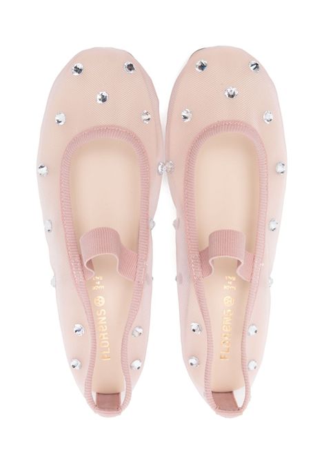 Ballerine con strass FLORENS | F923118IRETE ROSA